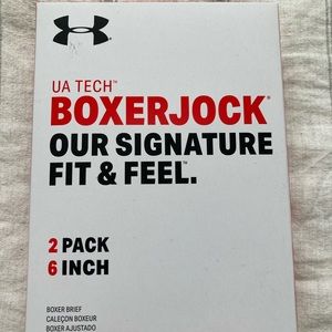 Men’s Under Armour 6in Boxer Briefs 2 Pack- Sz Med